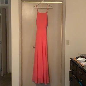 Cross back maxi dress